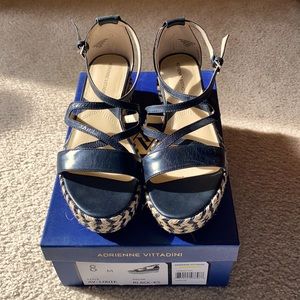 Platform sandals by Adrienne Vittadini